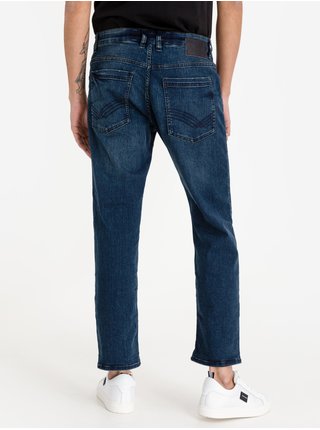 Modré pánské straight fit džíny Tom Tailor