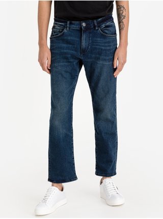 Modré pánské straight fit džíny Tom Tailor