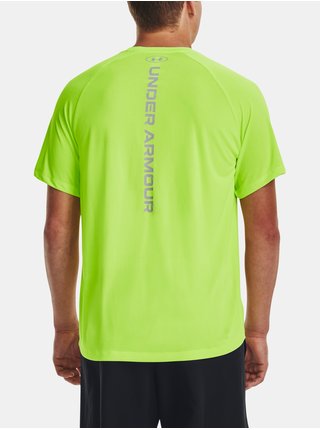 Neónovo zelené športové tričko Under Armour UA Tech Reflective SS