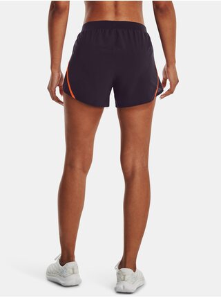 Tmavě fialové dámské sportovní kraťasy Under Armour  Fly By 2.0