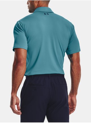 Světle modré pánské sportovní polo tričko Under Armour T2G