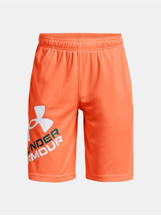 Oranžové sportovní kraťasy Under Armour UA Prototype 2.0 Logo Shorts