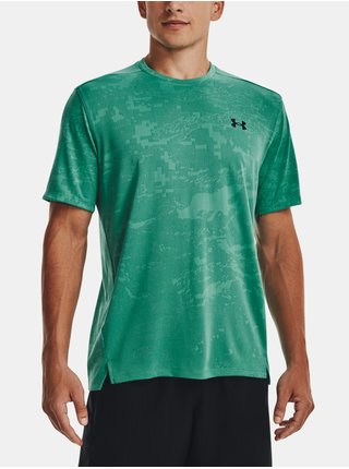Zelené pánské sportovní tričko Under Armour Jacquard 