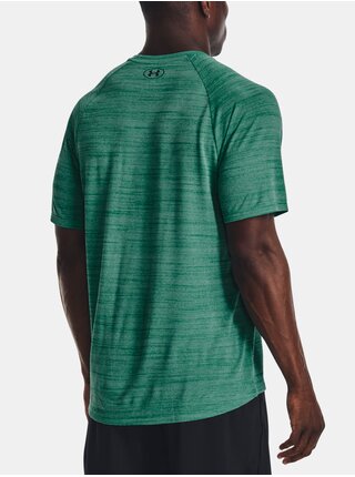 Zelené pánské žíhané sportovní tričko Under Armour Tiger