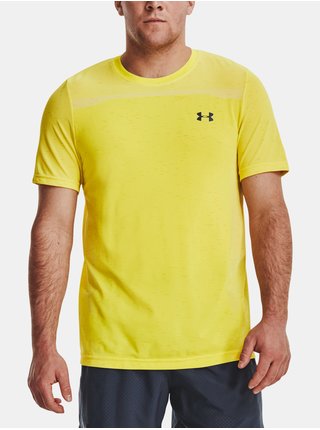 Žluté pánské sportovní tričko Under Armour Seamless