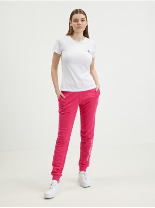 Sada dvou dámských triček v bílé barvě Calvin Klein Jeans