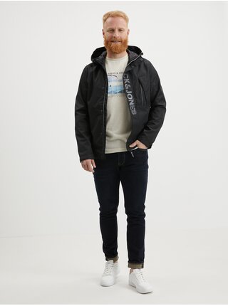 Ľahké bundy pre mužov Jack & Jones - čierna