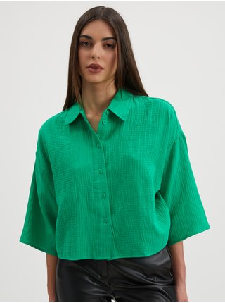 Zelená dámska košeľa VERO MODA Natali