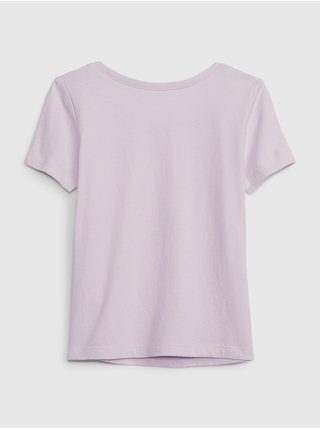 Světle fialové holčičí tričko s logem GAP