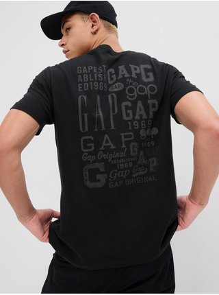 Černé pánské tričko GAP  