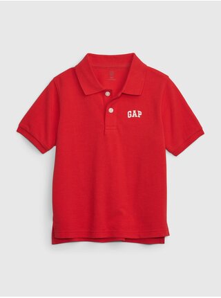 Červené klučičí polo tričko GAP   