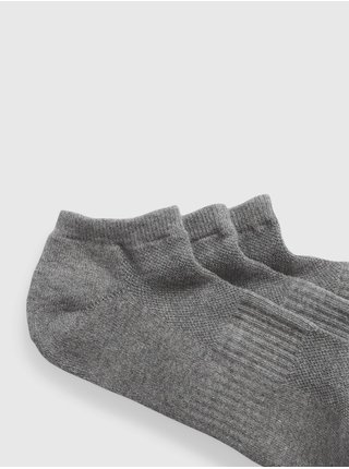 Sada tří párů pánských ponožek v šedé barvě GAP   
