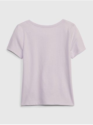 Světle fialové holčičí tričko s potiskem GAP   