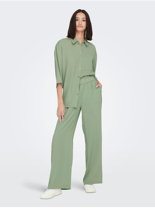 Zelené dámské kalhoty JDY Divya