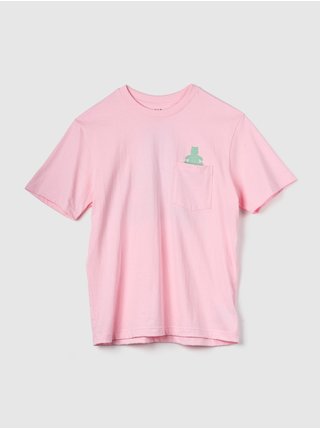 Ružové unisex tričko GAP