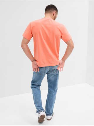Oranžové pánske tričko GAP