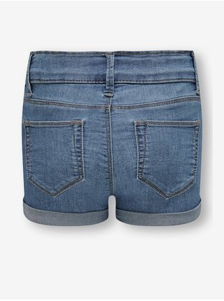 Modré dievčenské džínsové kraťasy ONLY Carmen