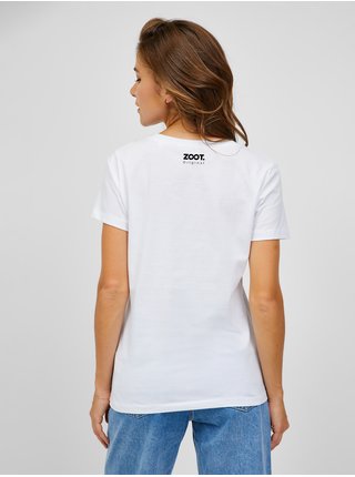 Bílé dámské tričko s potiskem ZOOT.Original Šlapu na to  