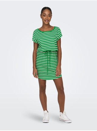 Zelené dámske pruhované šaty ONLY May