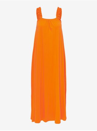 Oranžové dámske šaty ONLY May