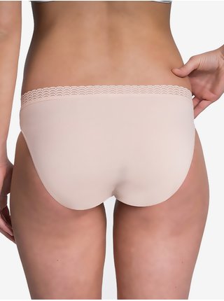 Tělové dámské kalhotky s krajkovým detailem Bellinda FANCY COTTON MINISLIP 