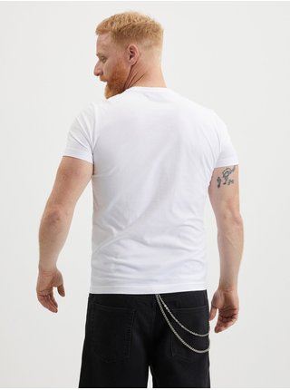 Bílé pánské tričko s potiskem Diesel Diegos