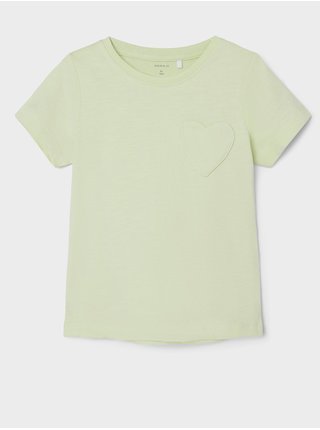 Svetlozelené dievčenské tričko name it Dorthe