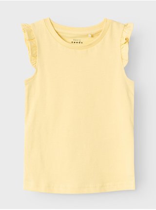 Světle žluté holčičí tričko name it Vanina