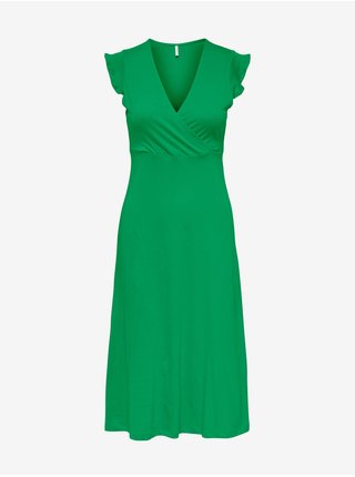 Zelené dámske midi šaty ONLY May