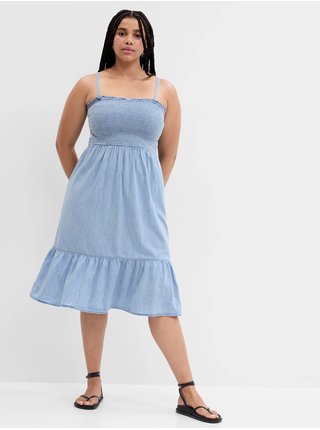 Letné a plážové šaty pre ženy GAP - modrá