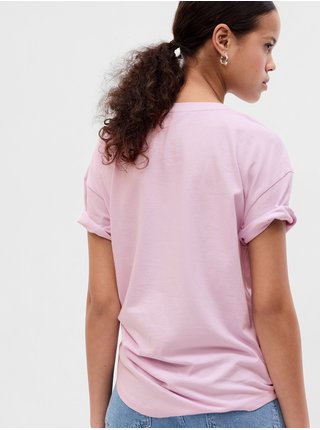 Světle fialové dámské tričko GAP  