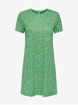 Zelené dámske kvetované šaty ONLY May