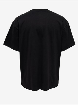 Čierne pánske oversize tričko ONLY & SONS Sesame Street