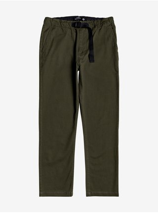 Voľnočasové nohavice pre mužov Quiksilver - zelená