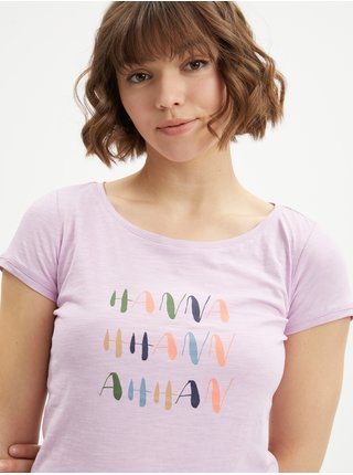 Fialové dámské tričko Hannah
