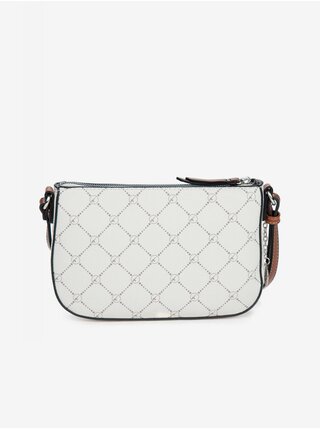 Krémová dámská vzorovaná crossbody kabelka Tamaris Anastasia Classic