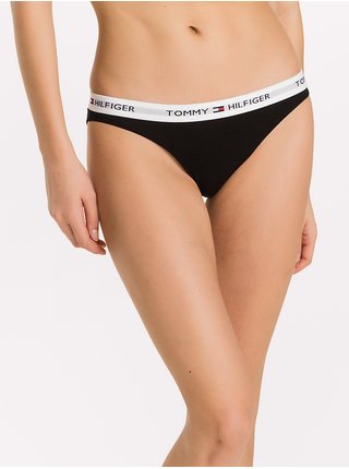 Tommy Hilfiger čierne nohavičky Bikini Iconic