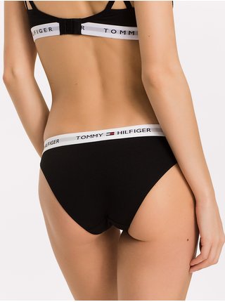 Tommy Hilfiger čierne nohavičky Bikini Iconic