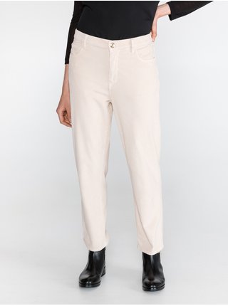 Nohavice pre ženy TWINSET - biela