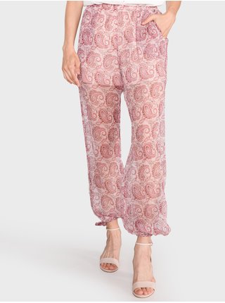 Nohavice pre ženy TWINSET - ružová