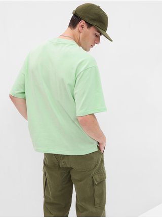 Svetlozelené pánske oversize tričko GAP