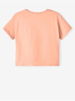 Marhuľové dievčenské basic tričko name it Vita