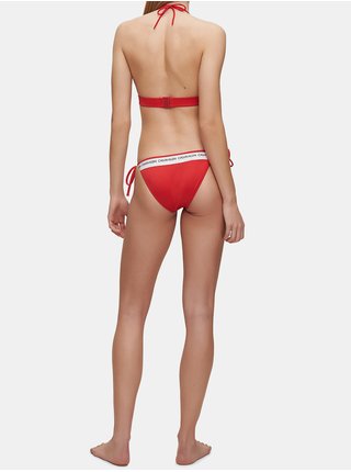 Červený dámský spodní díl plavek Calvin Klein Underwear