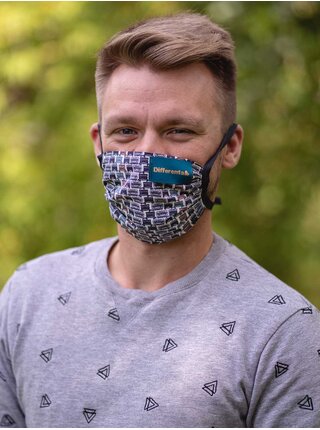 Differenta Design unisex rúško so šijacími strojmi a s vrecúškom