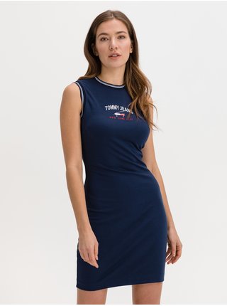 Šaty na denné nosenie pre ženy Tommy Jeans - modrá