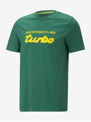 Tričká s krátkym rukávom pre mužov Puma - tmavozelená