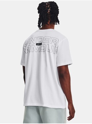 Tričko Under Armour UA OUTLINE HEAVYWEIGHT SS-WHT