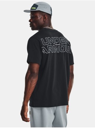 Černé pánské tričko Under Armour UA OUTLINE HEAVYWEIGHT SS 