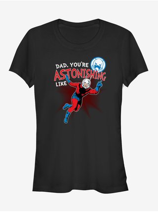 Černé dámské tričko ZOOT.Fan Marvel Astonishing Like Dad 