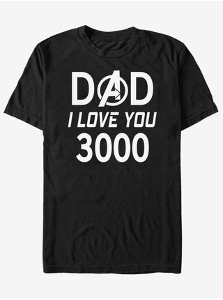 Černé pánské tričko ZOOT.Fan Marvel Dad 3000 